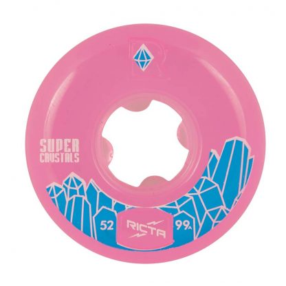 Ruedas Ricta Super Crystals Fucsia 52mm 99a