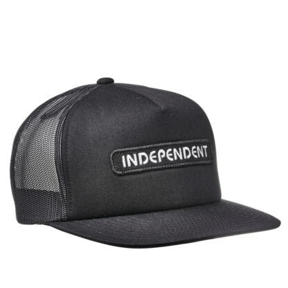 B/C Groundwork Mesh Trucker High Profile Hat Black OS Unisex Independent - Imagen 2